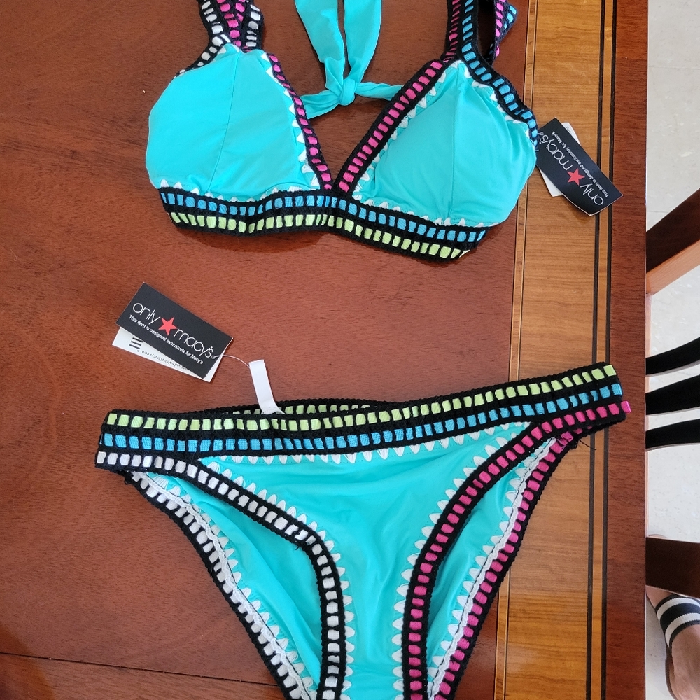 Teal bikini